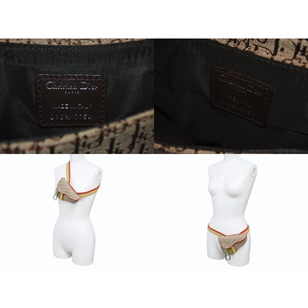 Christian Dior Waist bag Body Belt Bum belt Trotter Rasta colors Galliano - Picture 8 of 8
